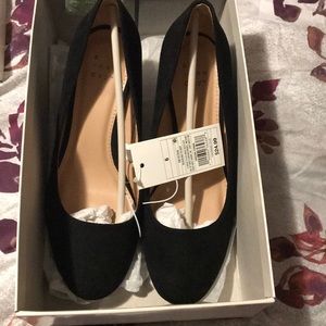 Brand New with Tags A New Day Black Wedge Heels